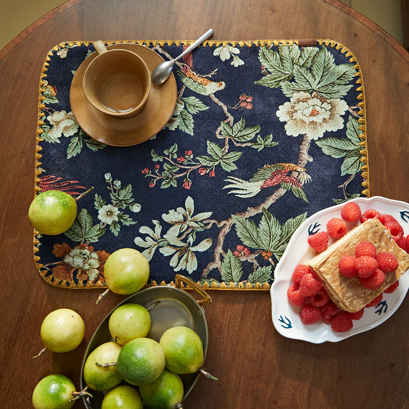 偏爱集复古美式欧式防滑小众甜点下午茶文艺复古特价氛围感餐垫