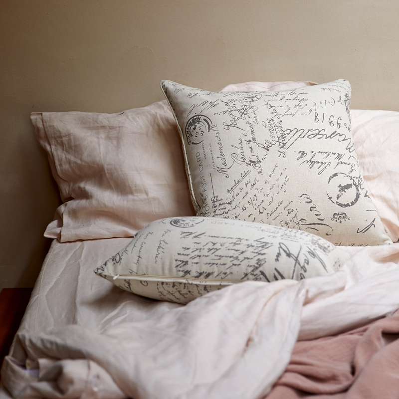 靠枕羽丝棉床棉麻桌布法式田园