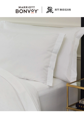 瑞吉芙蕾特frette枕套五星级酒店专用贡缎全棉纯棉枕头套加大白色