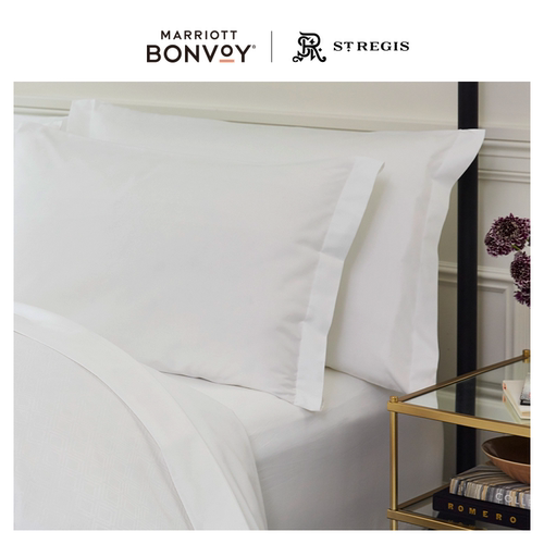 瑞吉五星级酒店全棉贡缎枕套