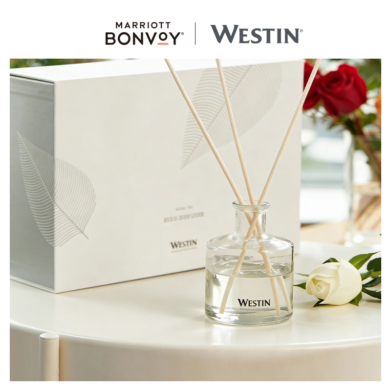 威斯汀五星酒店 经典白茶家居藤条香薰 卧室扩香无火香氛精油礼盒,洗护清洁剂/卫生巾/纸/香薰,香薰挥发液,淘宝优惠券,粉丝福利购,淘宝优惠卷