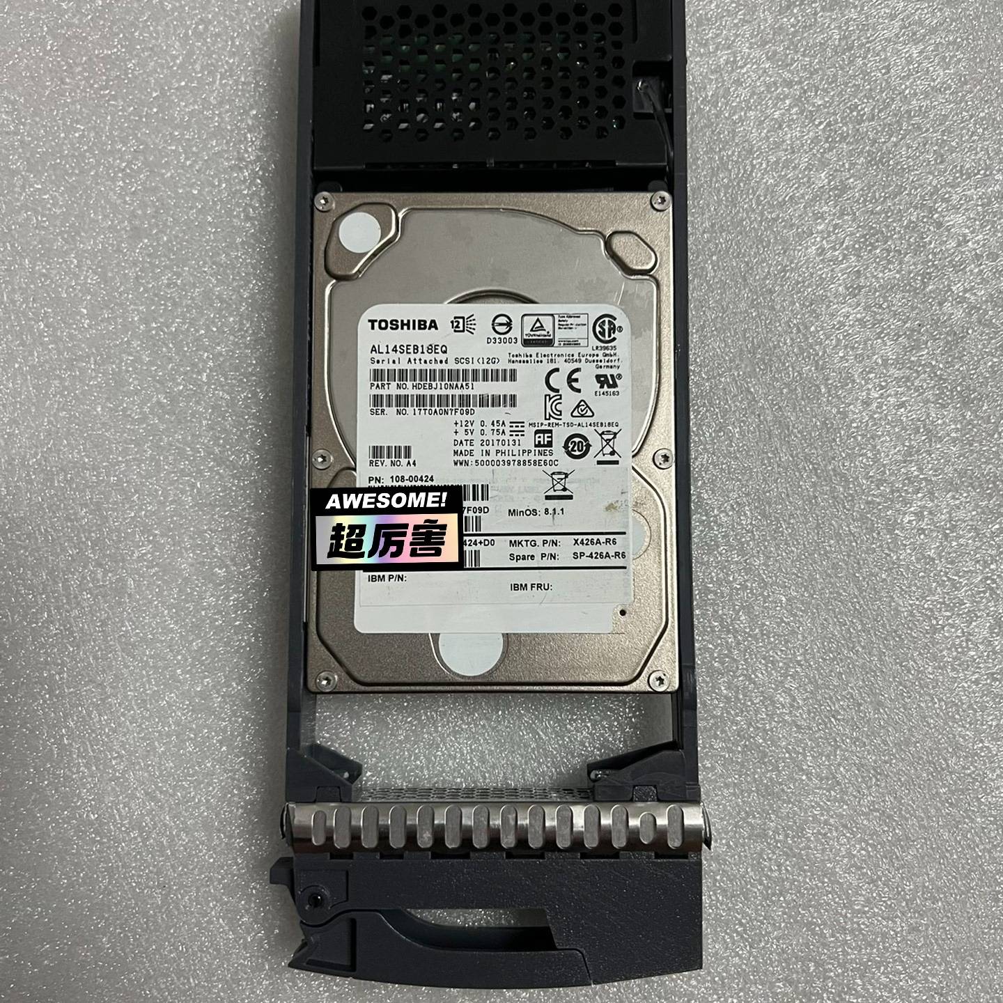 配件NETAPP 1.8T SAS 12GB X426A-R6议价