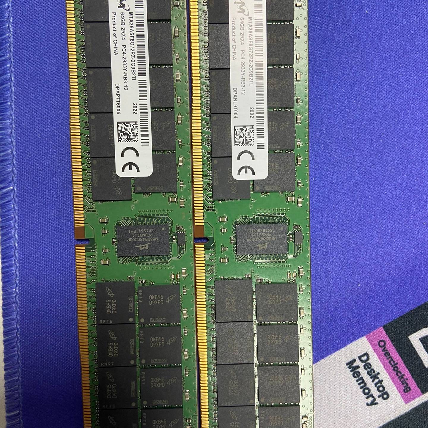 配件镁光64G 2Rx4 PC4-2933Y 服务器内存条REG议价