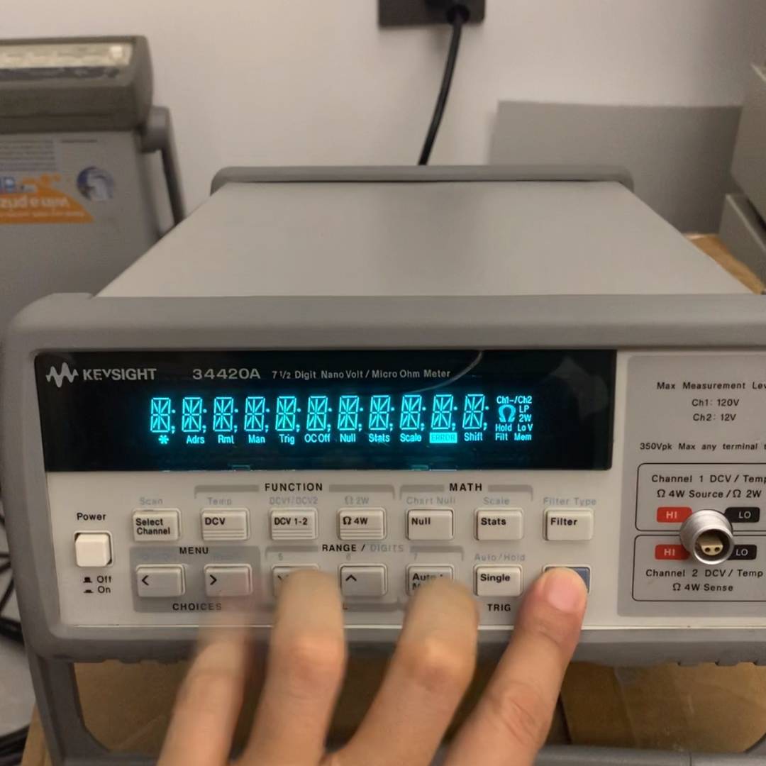 配件是德34420A纳伏表议价