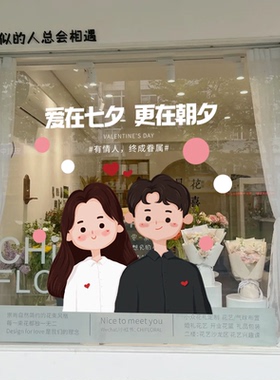 橱窗静电贴纸宜家美装饰ins