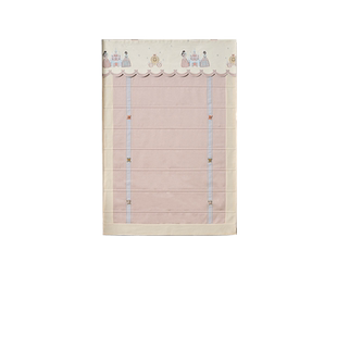 2024新款韩式儿童房罗马帘窗帘女孩全遮光提拉升降帘拉卷式公主