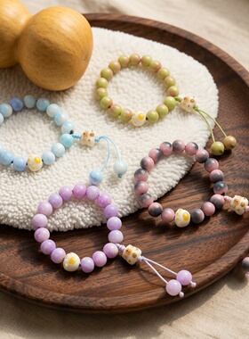 花前醉小青柠猫青提手串猫爪手持高颜值手链女手捻绕指柔手串手持