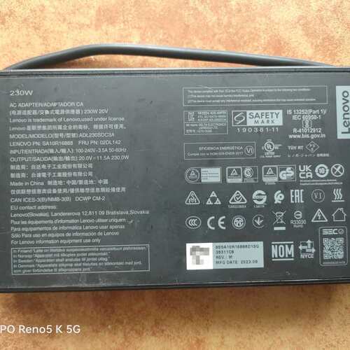 议价原装230W方口电源适配器，型号ADL230SDC3A，