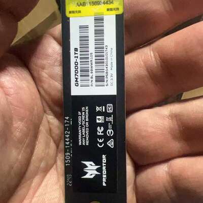 议价宏碁 gm7000 1t nvme 非gm7