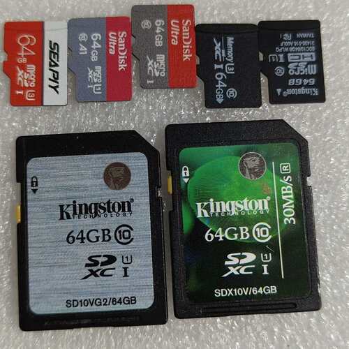 议价金士顿64GB SD卡，Class10高速卡，SDXC UH