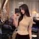开衫 老钱风舒适针织圆领短袖 polo领显瘦长袖 内搭女秋冬