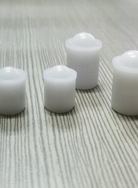 光身白色尼龙珠压入式球头柱塞POM定位碰珠 PFPPN3/4/5/6/8/10/新