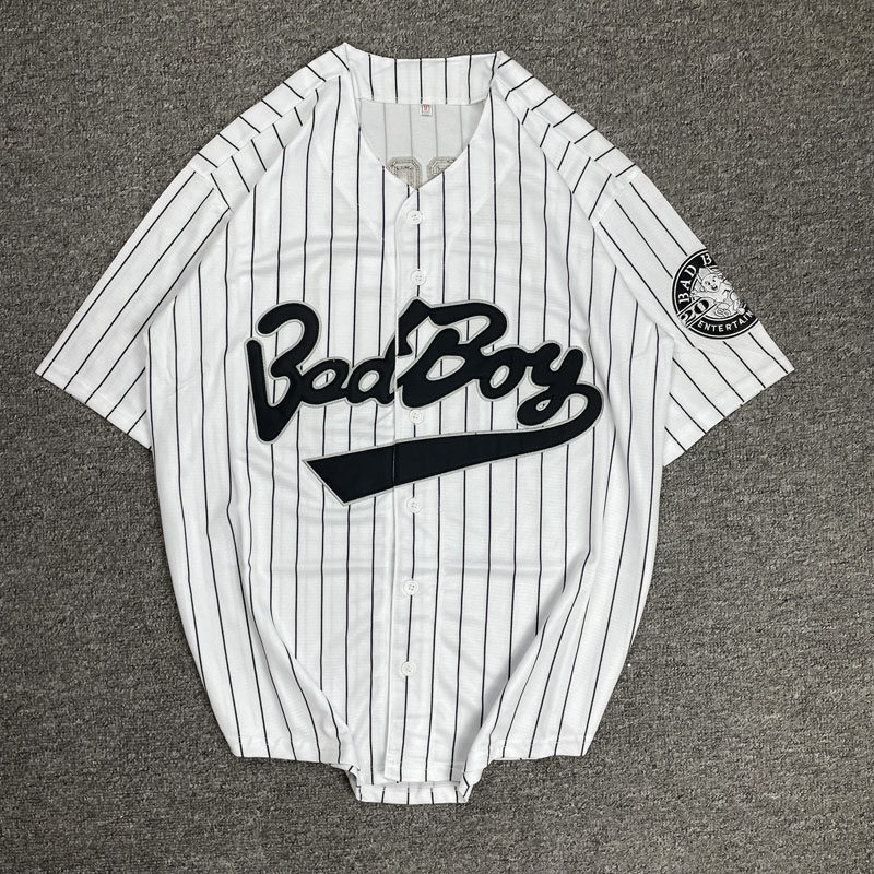 아메리칸 힙합 다용도 랩 힙합 미드길이 대형 가디건 야구 유니폼 힙합 저지 BBOY 커플