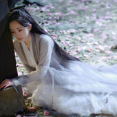 白浅古装 中国风仙气汉服轻纱飘逸演出服三生三世十里桃花抖音同款