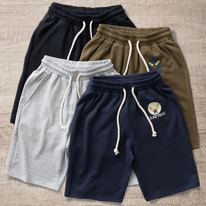 阿美咔叽短裤卫裤美式复古中裤