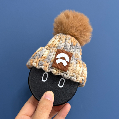 makalon马卡龙色毛线帽