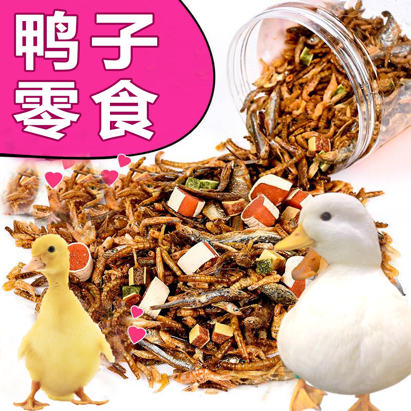 小鸭子零食鸭子吃的食物下饭饲料拌饭喂柯尔鸭零食饲料营养鸭粮
