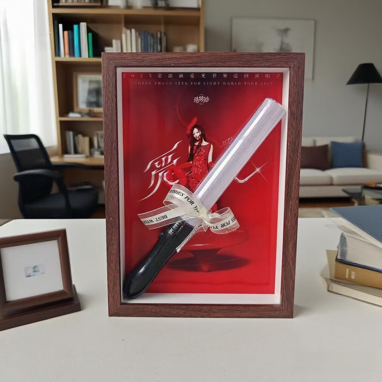 【张韶涵】演唱会应援棒收纳立体中空相框diy相框中空