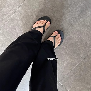 2025春夏款人字拖鞋百搭外穿平底鞋男女同款夹脚凉拖百搭鞋子877