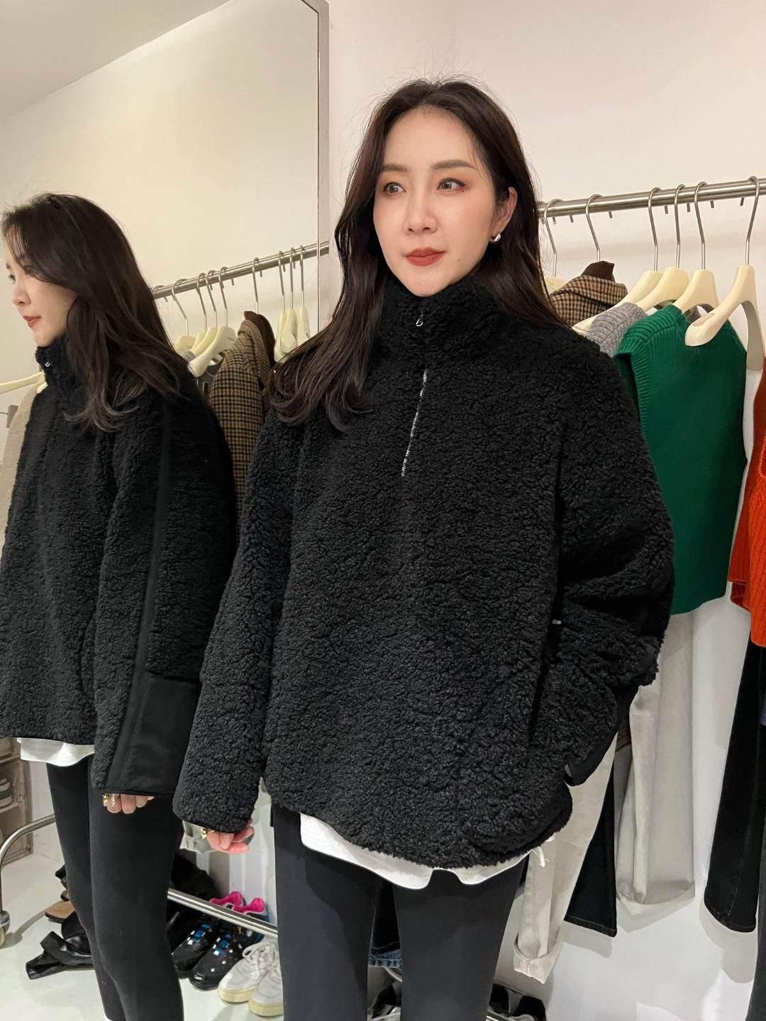 widelia冬季毛茸茸厚款外套