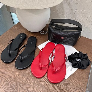 夏季新款简约休闲人字拖鞋女防滑外穿海边沙滩鞋夹脚居家拖鞋999