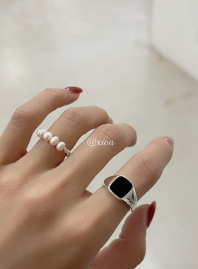 2023新款方块戒指607珠珠戒指6