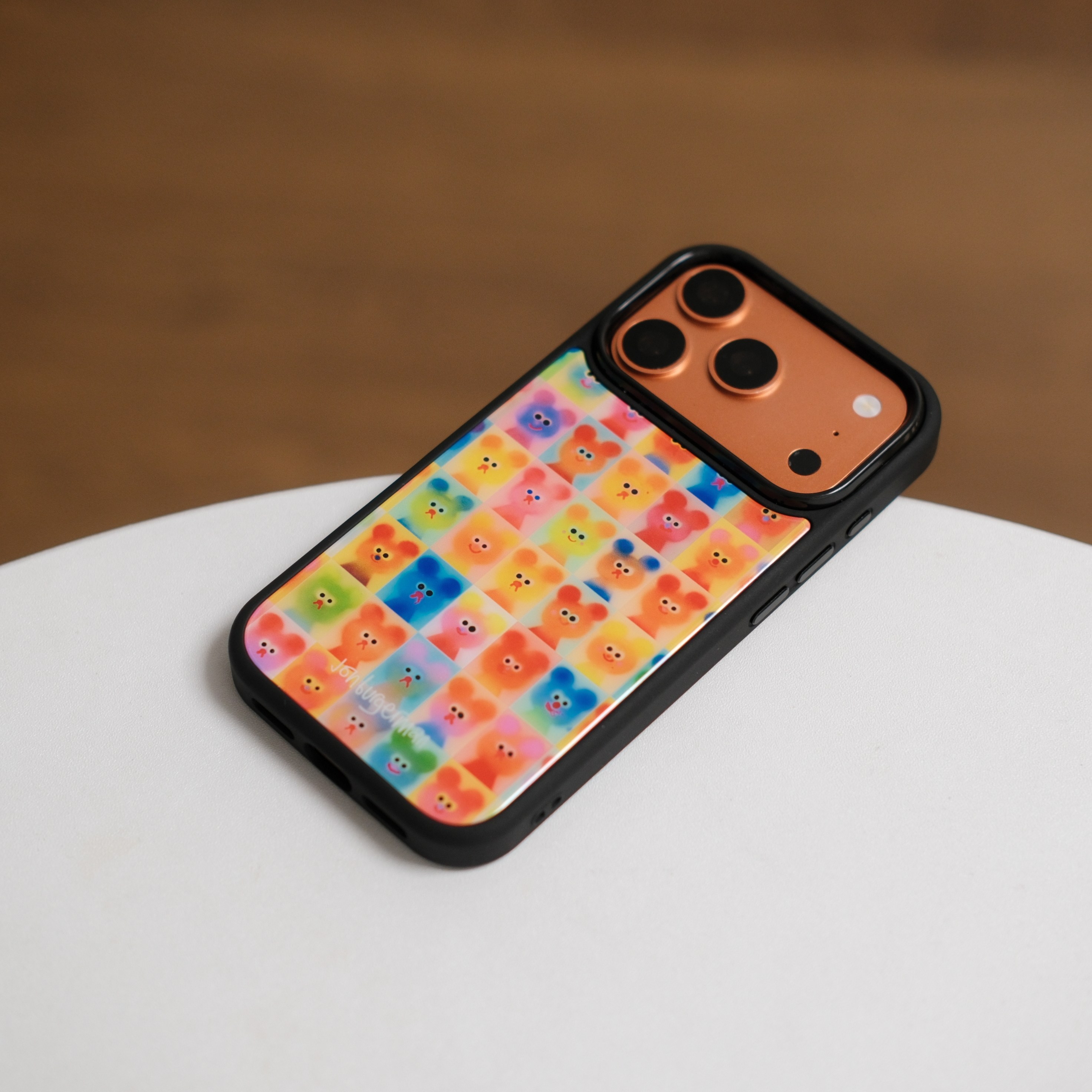 小众复古软熊格纹磨砂神甲壳磁吸手机壳苹果iPhone17promax手机壳16pro黑框软边15手机壳14pro全包16亚克力