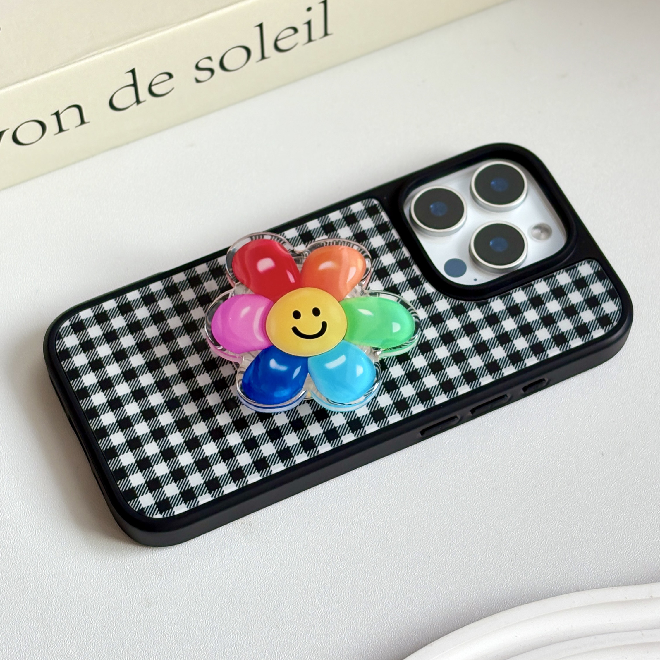 ins小众黑白格纹黑边磨砂磁吸手机壳适用苹果iPhone17promax手机壳16pro玻璃手机壳14全包13手机壳16plus