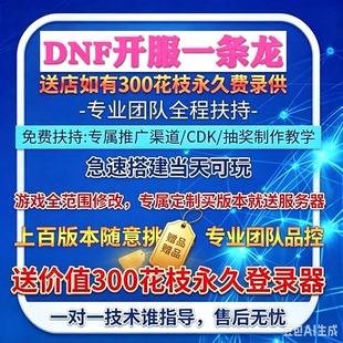 DNF开服一条龙 服务器搭建架设版本修改60-100级复古魔改 dof搭建