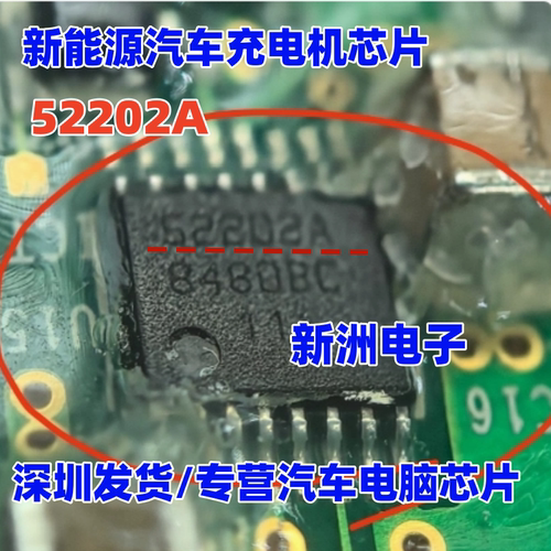 52202A S2202A 适用蔚来汉拿新能源空调泵压缩机充电机芯片 全新