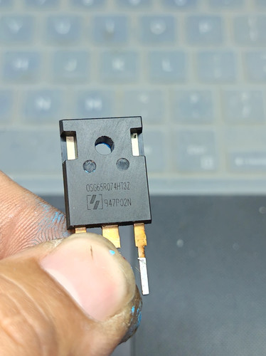 OSG65R074HT3Z 适用五菱EV50新能源充电机场效应三极管拆机测好