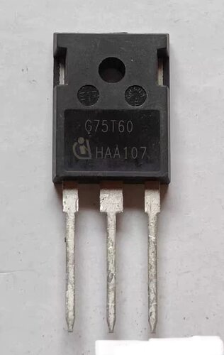 G75T60 IGW75N60T 75A/600V 进口原字拆机逆变焊机IGBT 无带阻尼