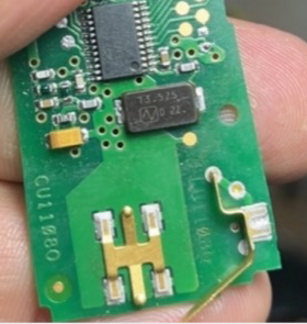 13.575 适用大众车系迈腾遥控器汽车钥匙易损陶瓷晶振汽车遥控2脚