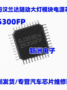 25300FP 适用丰田汉兰达随动大灯模块电源芯片 QFP40脚