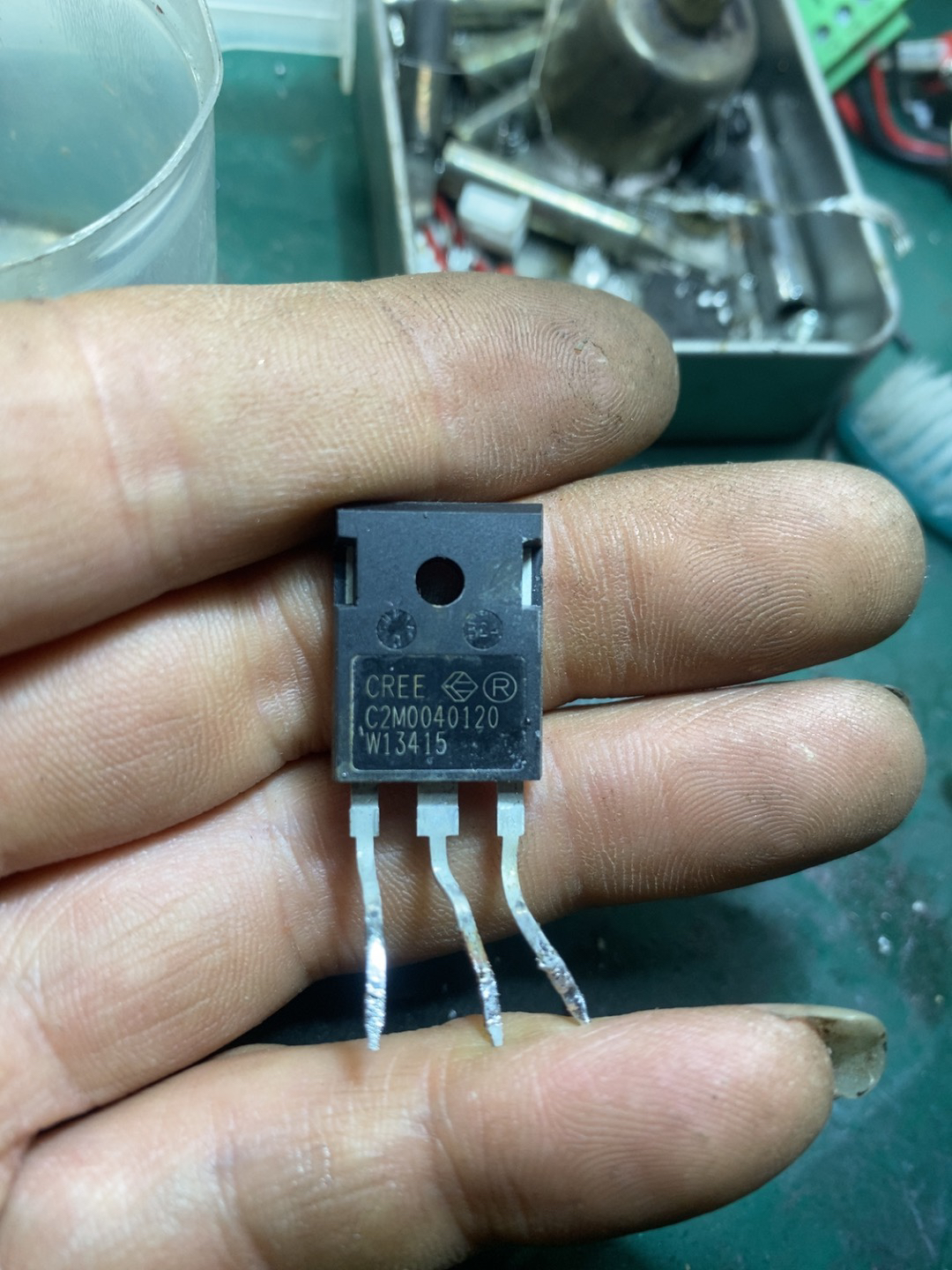 C2M0040120 新能源充电机碳化硅MOS场效应管拆机测量好