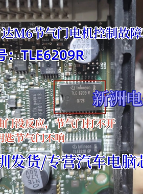 TLE6209R 适用马自达M6节气门电机控制故障芯片 汽车节气门驱动IC