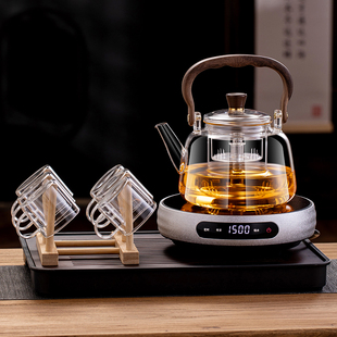 玻璃煮茶壶2026新款茶具套装办公室电陶炉煮茶炉耐高温加厚烧水壶