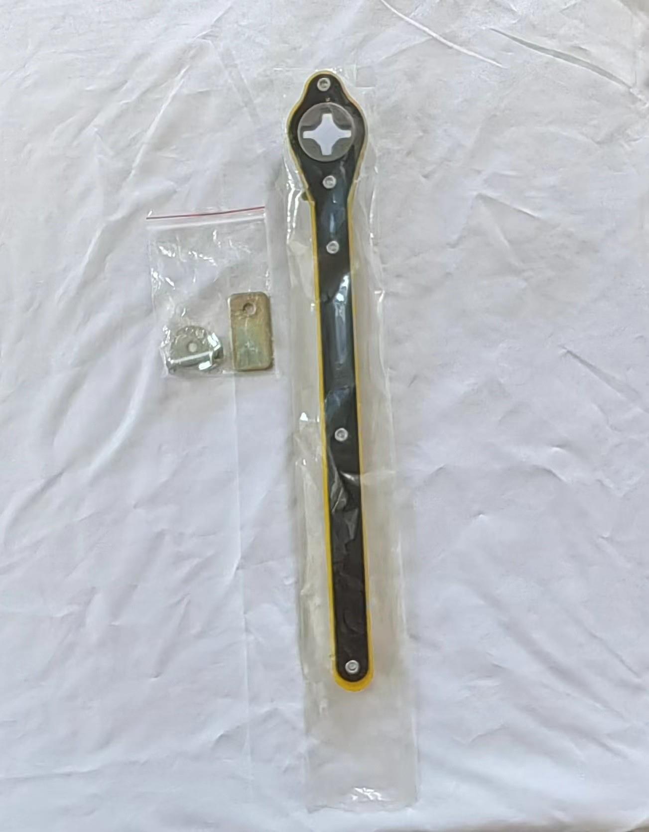 快速现货加厚新款汽车车载手摇千斤顶两用棘轮扳手 省力摇杆