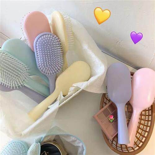 气囊梳子女学生马卡龙色韩版高颜值防静电蓬松按摩梳家用气垫梳子