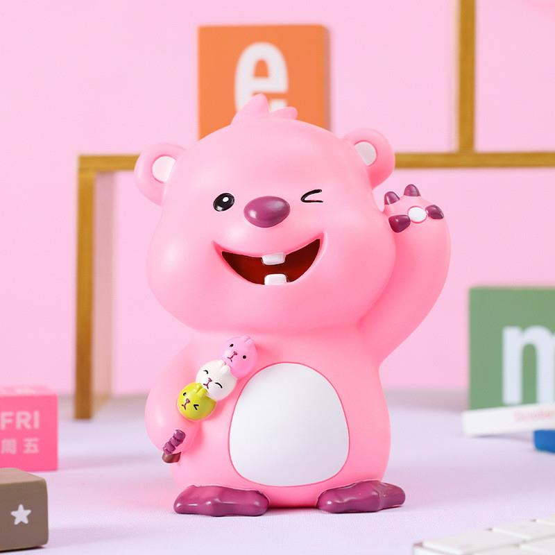 可爱招财猫咪钱多多大号搪胶存钱罐硬币收纳罐桌面装饰摆件