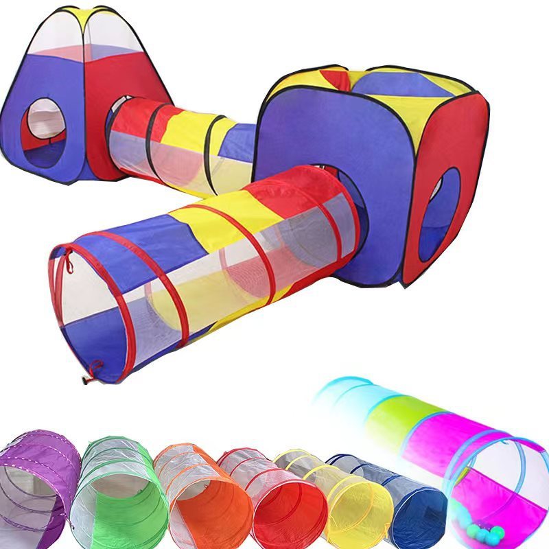 儿童爬行通道爬行筒幼儿园感统训练器材钻洞玩具宝宝室内帐篷亲子