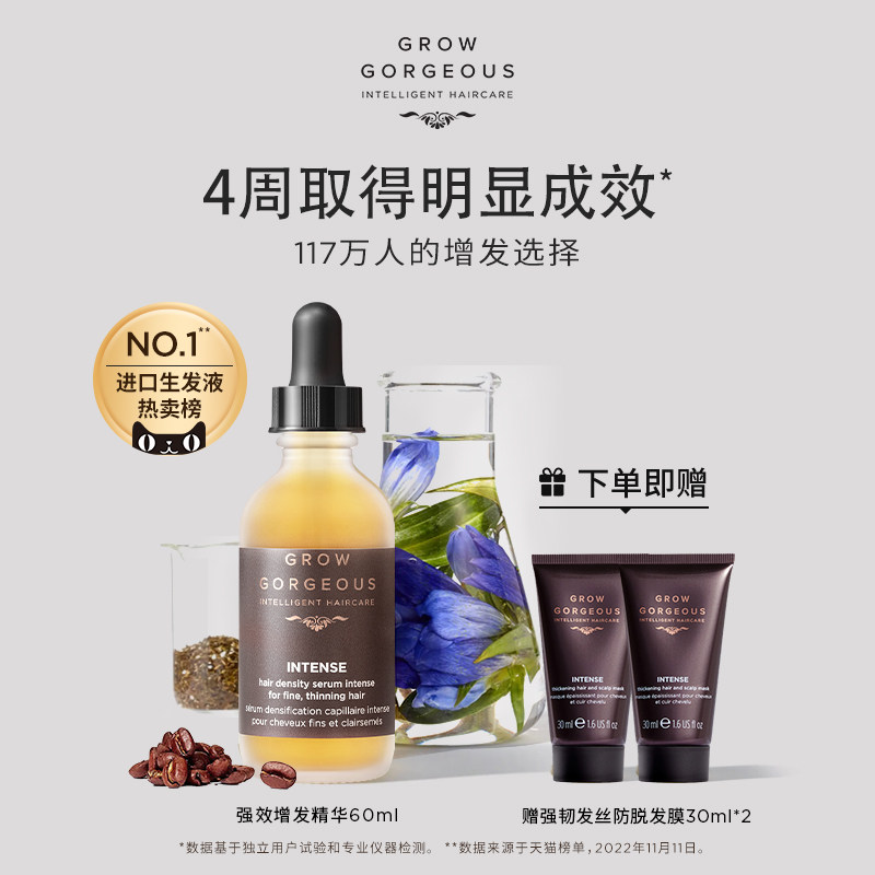 Grow Gorgeous增发精华护发精油头皮护理精华育发防脱增发高性价比高么？
