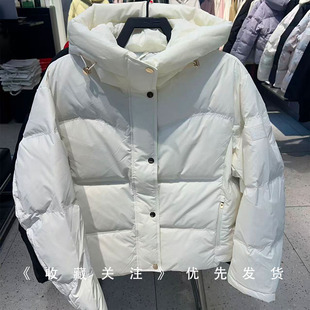 安踏防泼水宽松短款羽绒服女冬季新款鸭绒保暖棉服外套162547935