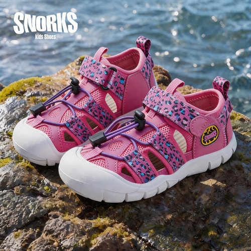 SNORKS女童溯溪凉鞋夏季速干