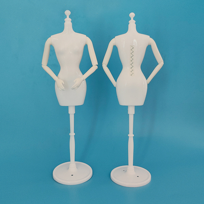 模特架设计玩具衣服人偶娃娃服装小人台模具有头带手少儿美术迷你