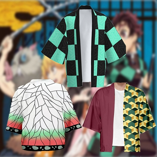 Два измерения аниме -призрака уничтожить уголь Джи Ланг, вы окружаете Coster Coster Cloak Yaori Roman Blade Детская одежда