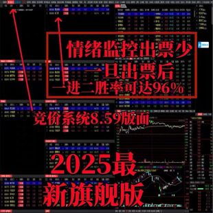 25年新板竞价首版一进二情绪监控竞价擒龙8.59系统通达信自动选股