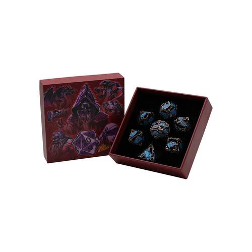 【桌游乱炖】LPG Dice Heart RPG Set Copper/Blue