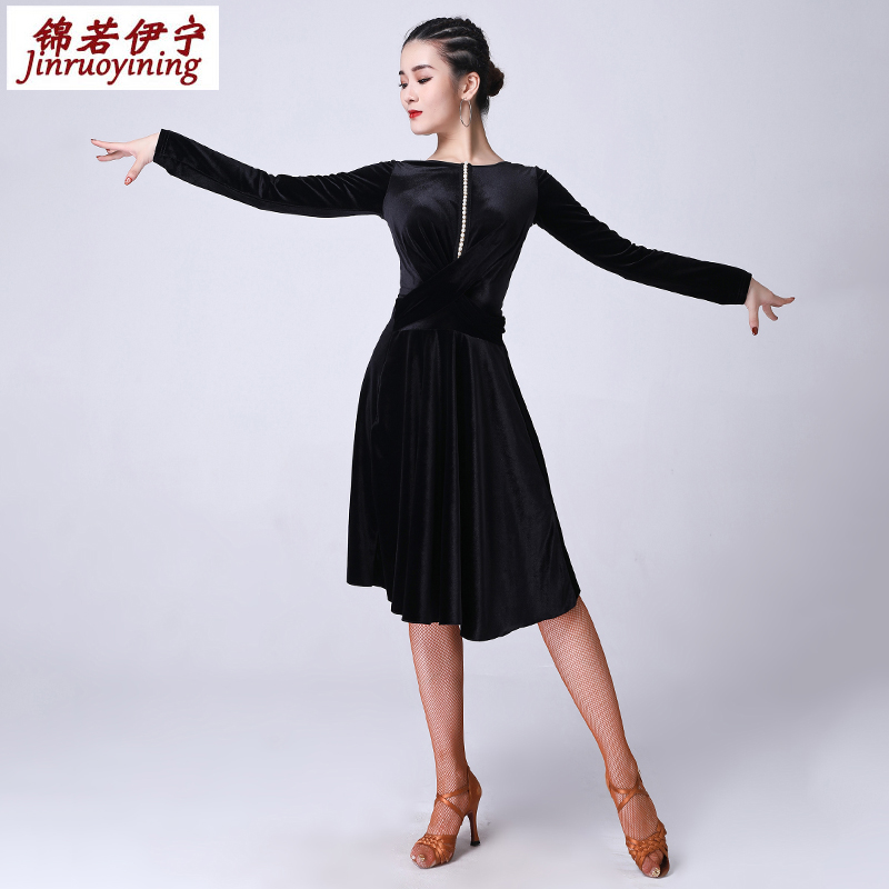 锦若伊宁秋冬比赛演出服装拉丁舞