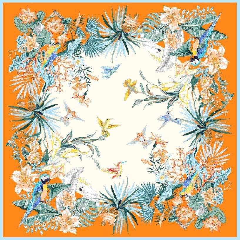 春夏款真丝发带女真丝小方巾飘带53时尚绑头发桑蚕丝丝巾头巾